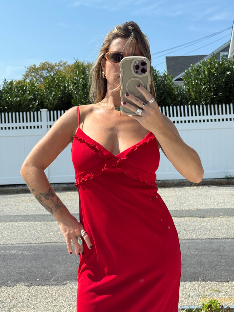 90’s Sexy Ruffle Stretch Mini