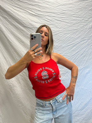 Y2K Deadstock Bling Bling Cami