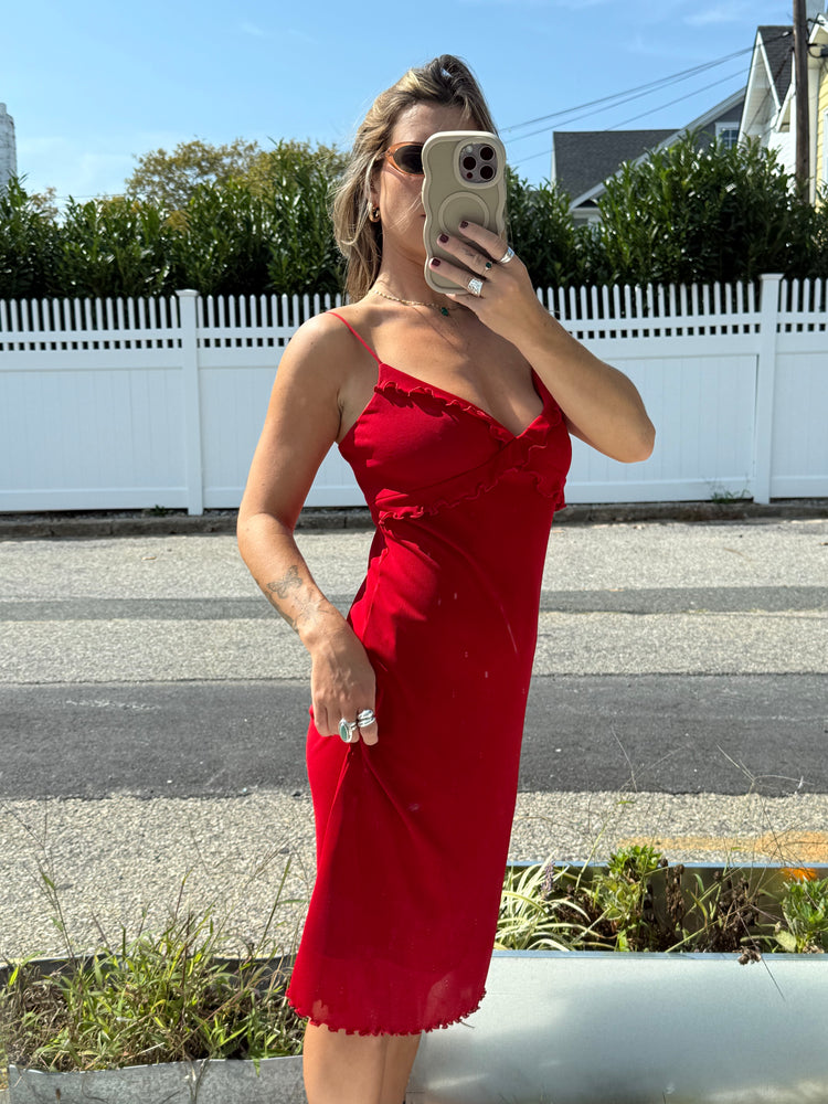 90’s Sexy Ruffle Stretch Mini