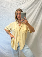 Vintage 100% Silk Button Down