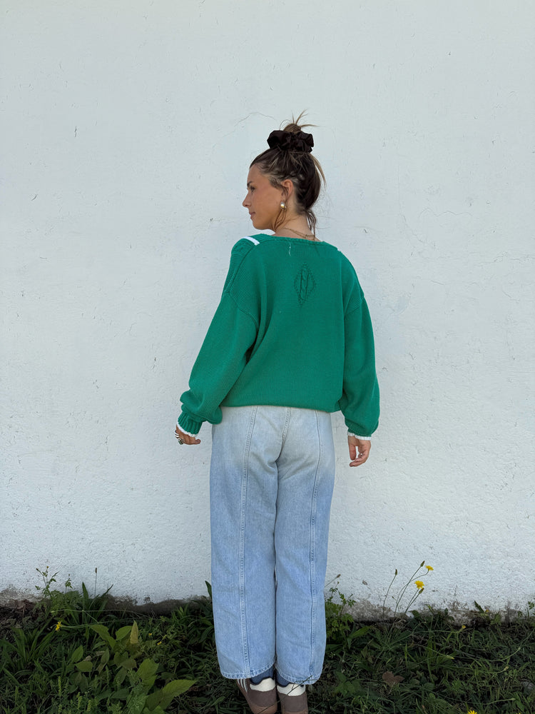 Vtg Cotton Country Club Sweater