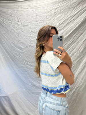 Handmade Towel Top - Daisy Chains
