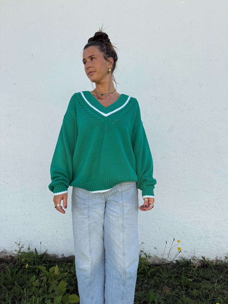 Vtg Cotton Country Club Sweater