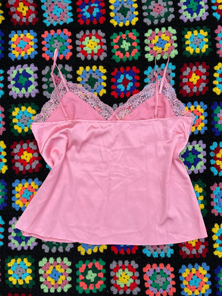 Y2K Pinky Lace Cami