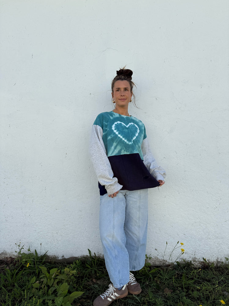 Mismatch Sweatshirt - Luv Knit