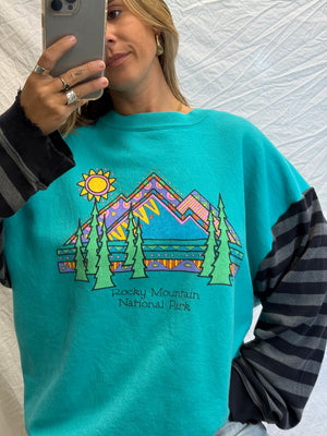 Reworked Mismatch Crewneck - XL