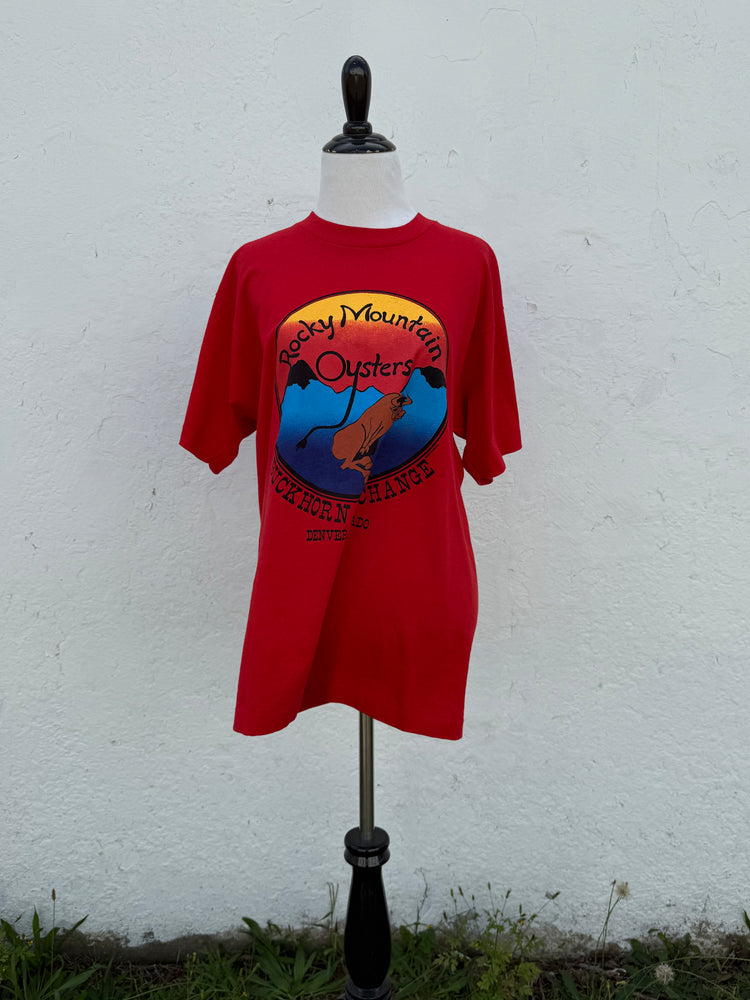 Rocky Mountain Oysters - Single Stitch Tee