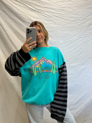 Reworked Mismatch Crewneck - XL
