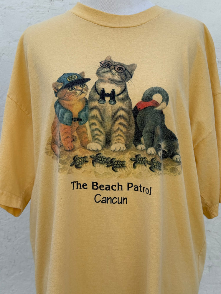 Kitty Beach Patrol - Vintage Tee