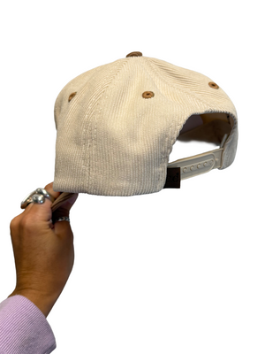 Peppy Cord Hat - Taupe Block