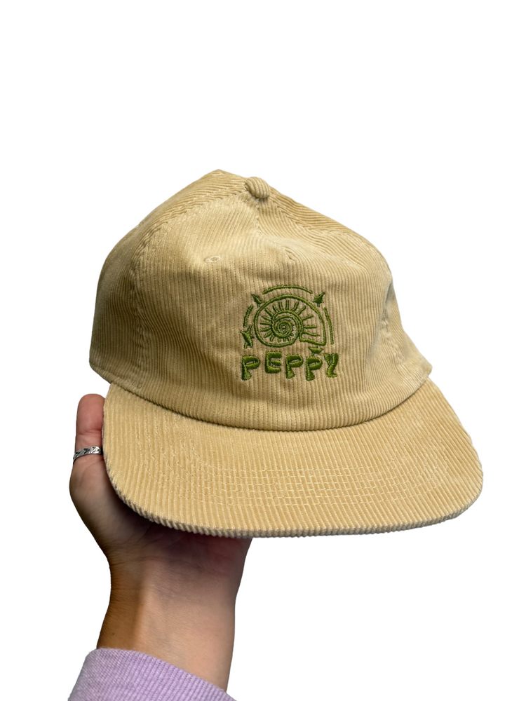 Peppy Cord Hat - Caramel