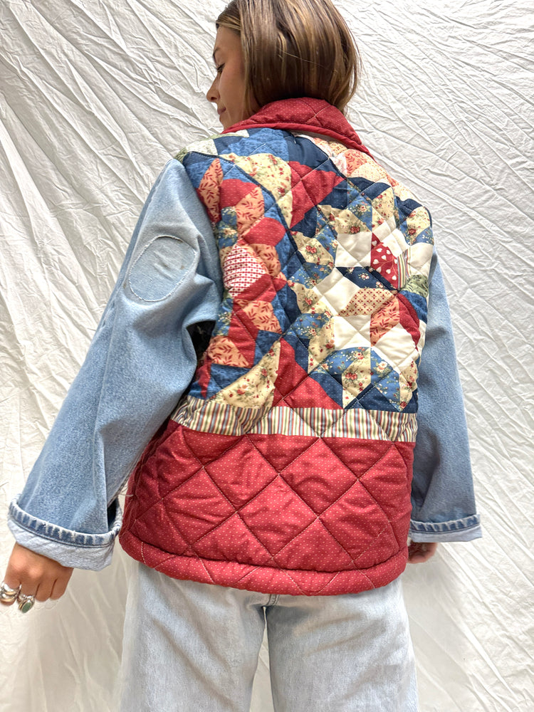 Handmade Jacket  - Denim + Quilt