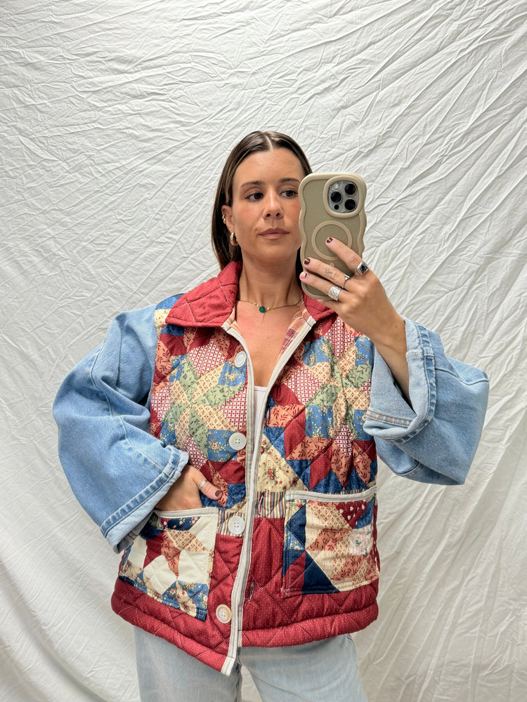 Handmade Jacket  - Denim + Quilt