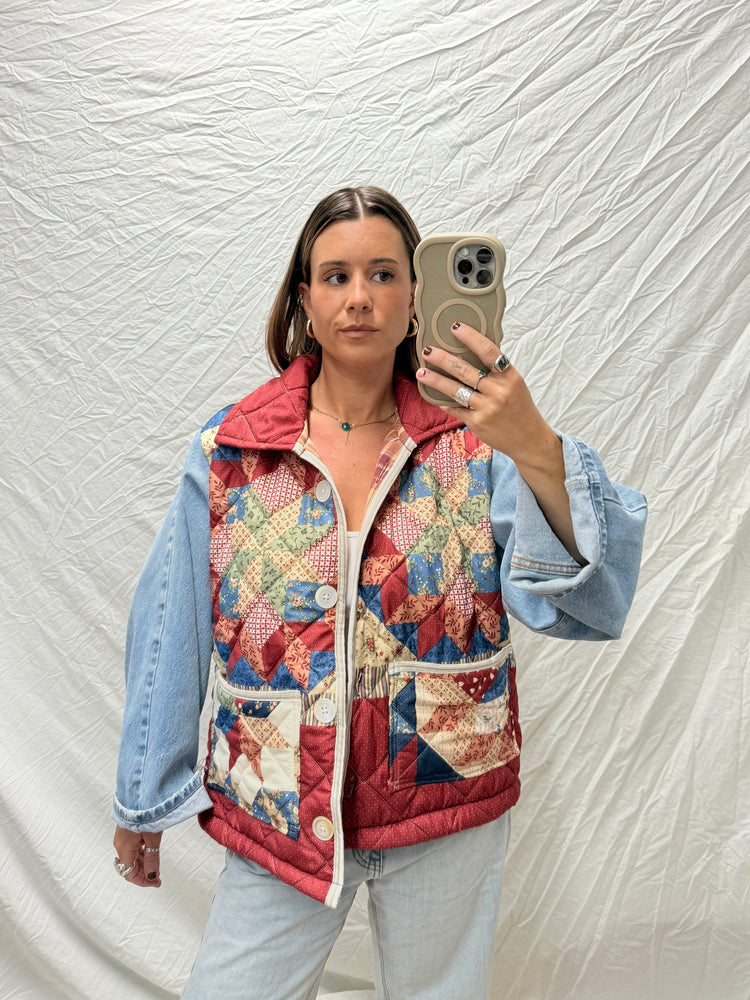 Handmade Jacket  - Denim + Quilt