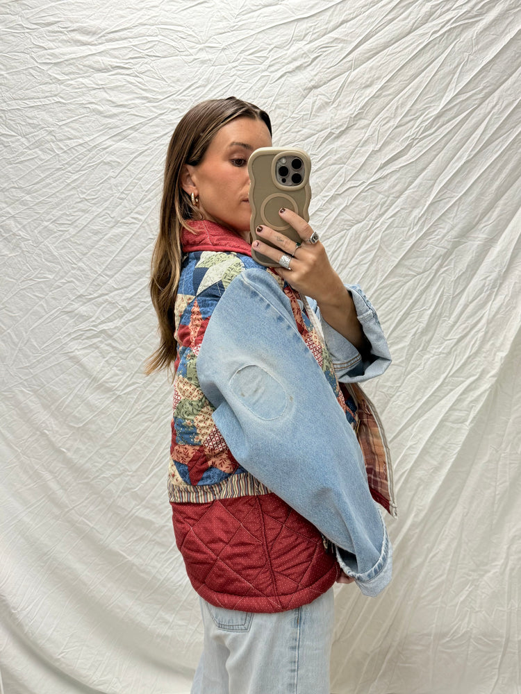 Handmade Jacket  - Denim + Quilt