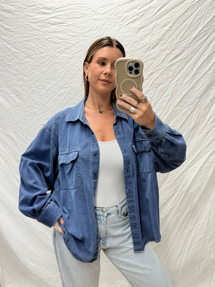 Vintage Denim Staple Button Down