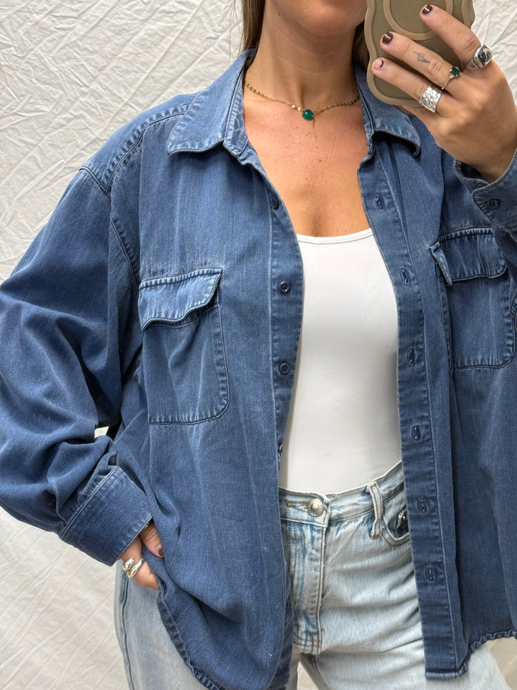 Vintage Denim Staple Button Down