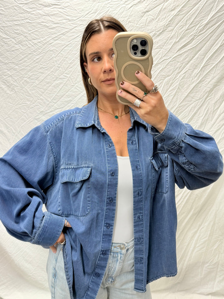 Vintage Denim Staple Button Down