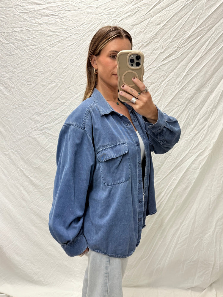 Vintage Denim Staple Button Down