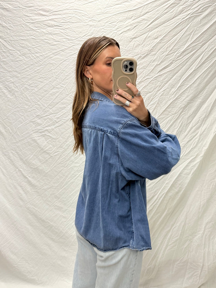 Vintage Denim Staple Button Down