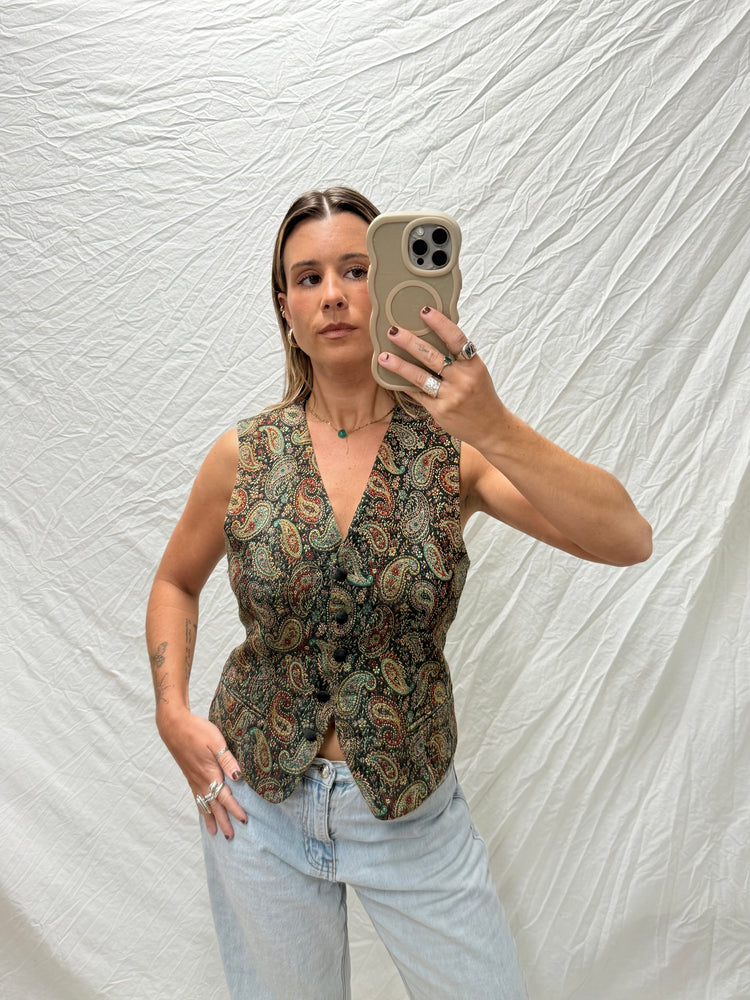 90's Paisley Vest