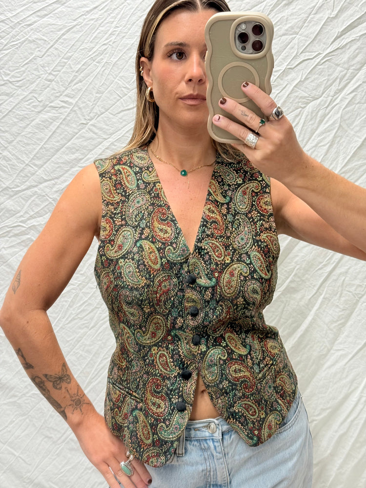 90's Paisley Vest