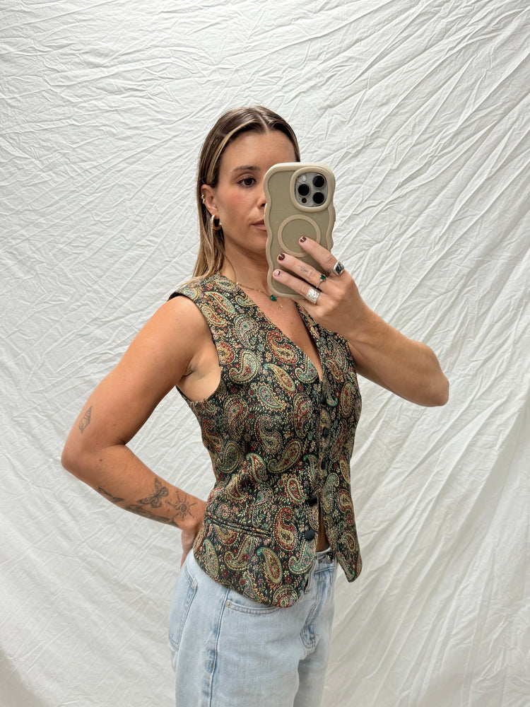 90's Paisley Vest