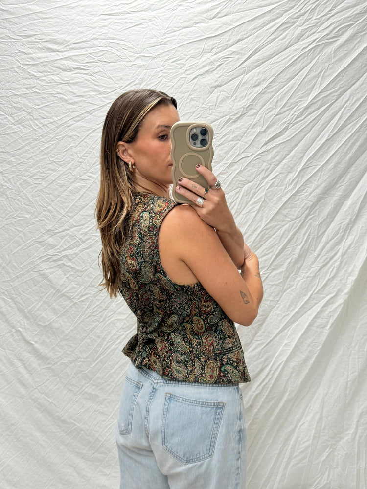 90's Paisley Vest