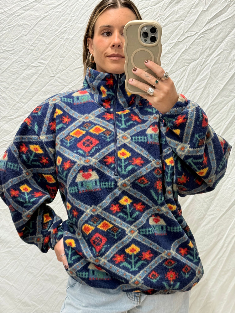 80's Homestead Fleece Henley