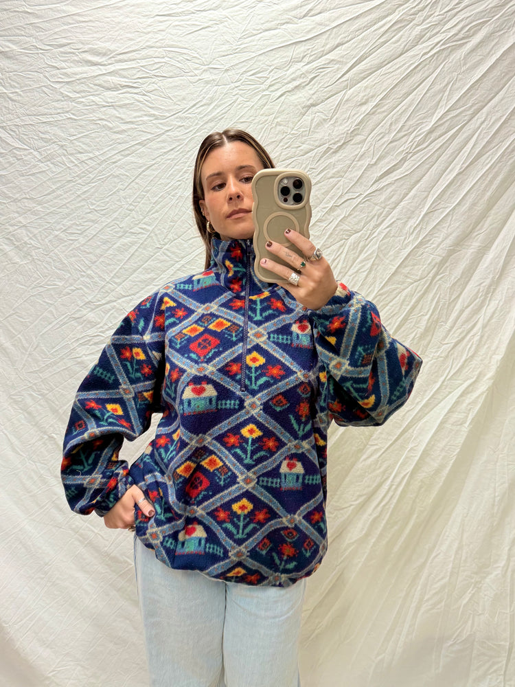 80's Homestead Fleece Henley