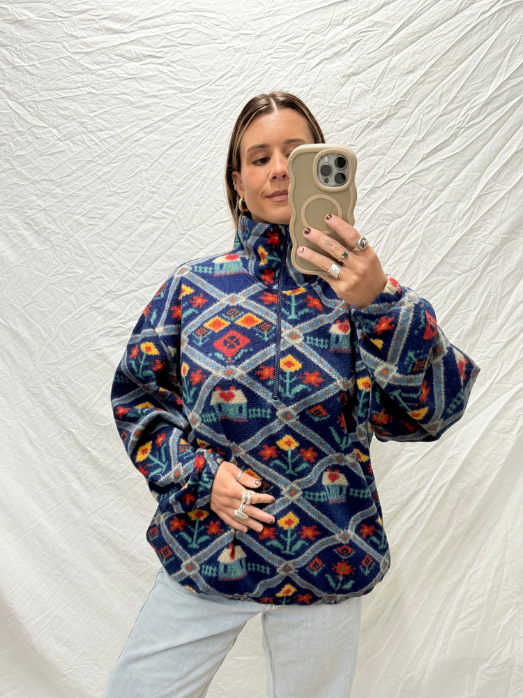 80's Homestead Fleece Henley