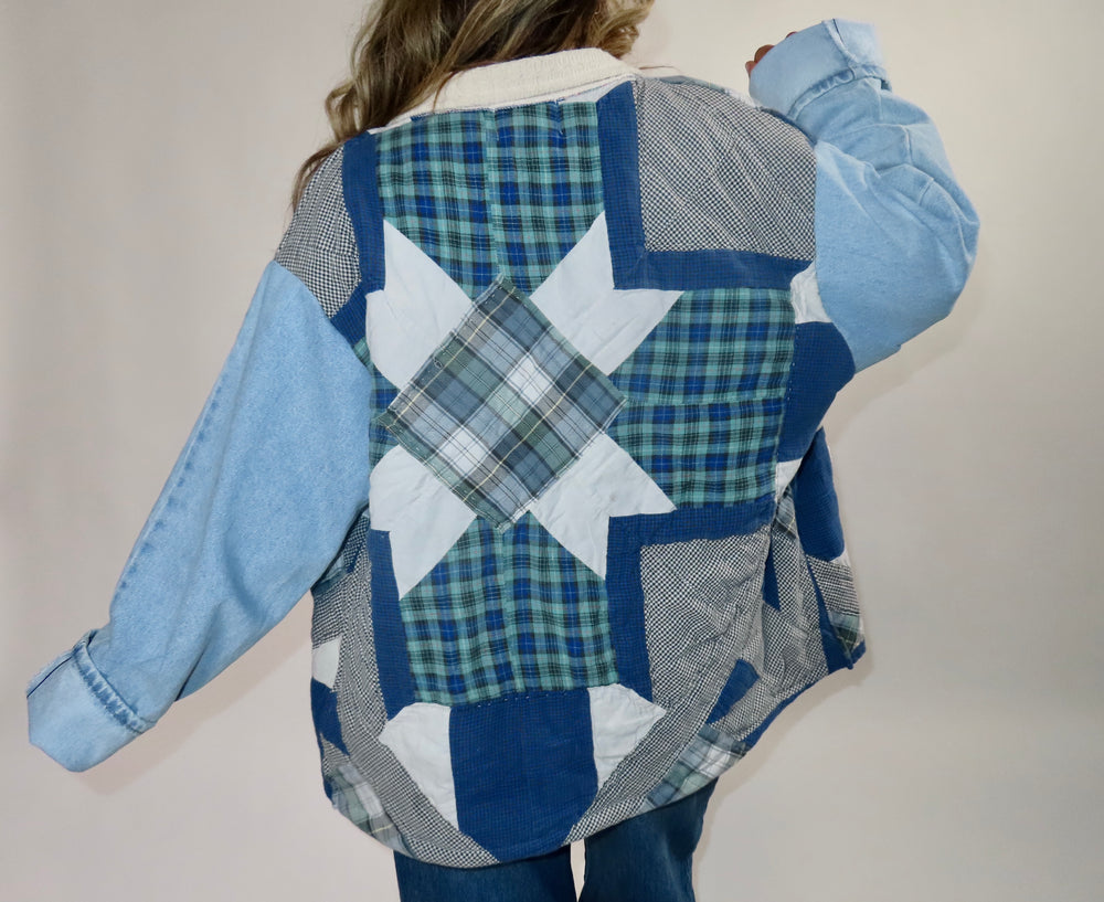 Handmade Quilted Jacket - Lisboa Patchwork
