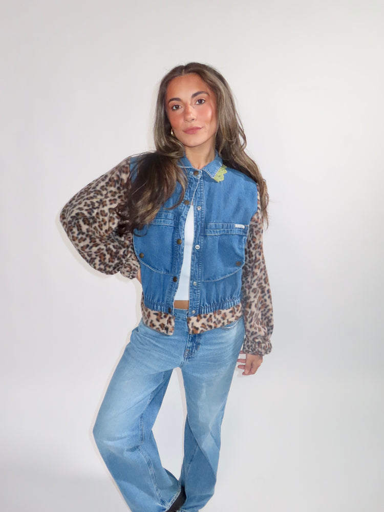 Leopardo de Renda Jacket