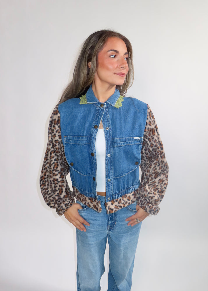 Leopardo de Renda Jacket