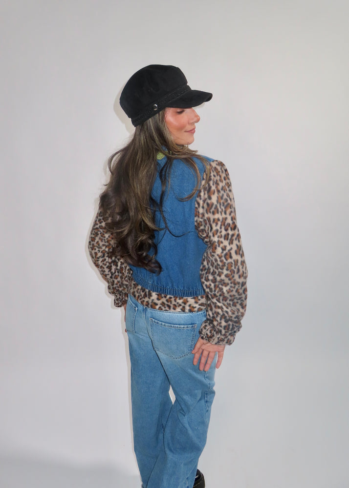 Leopardo de Renda Jacket