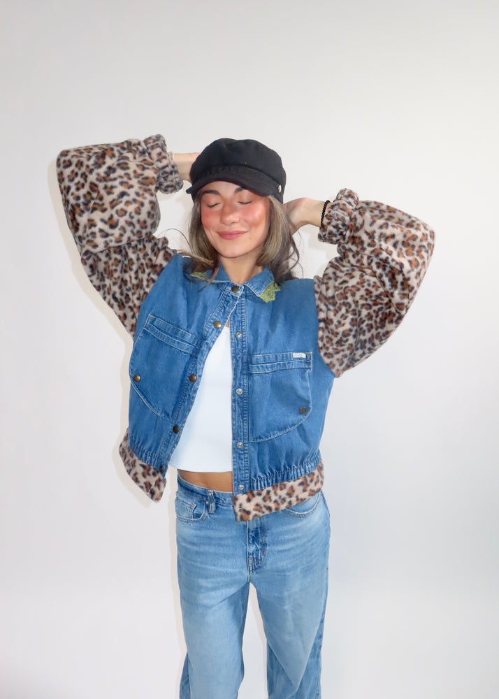 Leopardo de Renda Jacket
