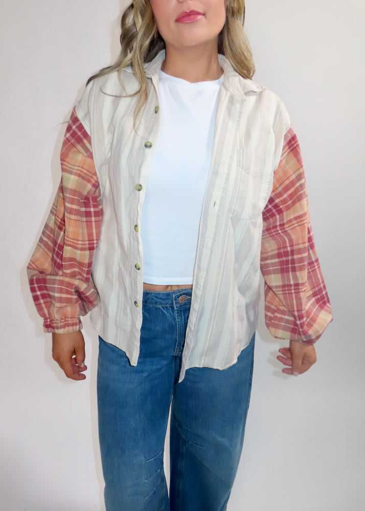 Por Do Sol Button Down