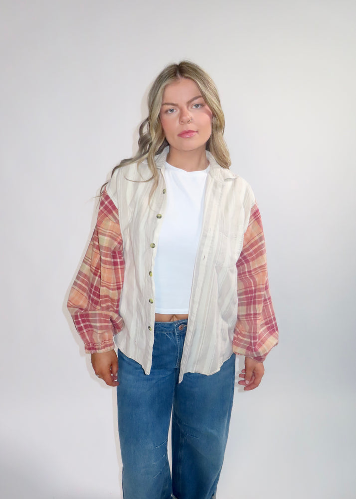 Por Do Sol Button Down