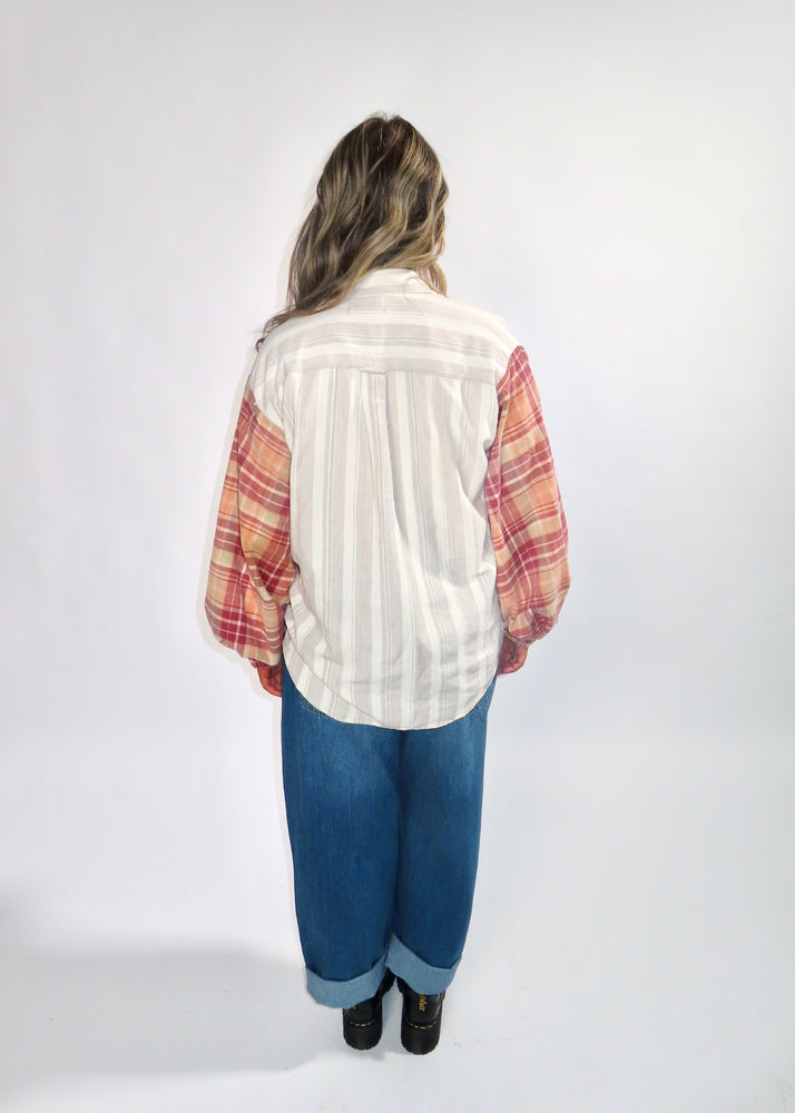 Por Do Sol Button Down