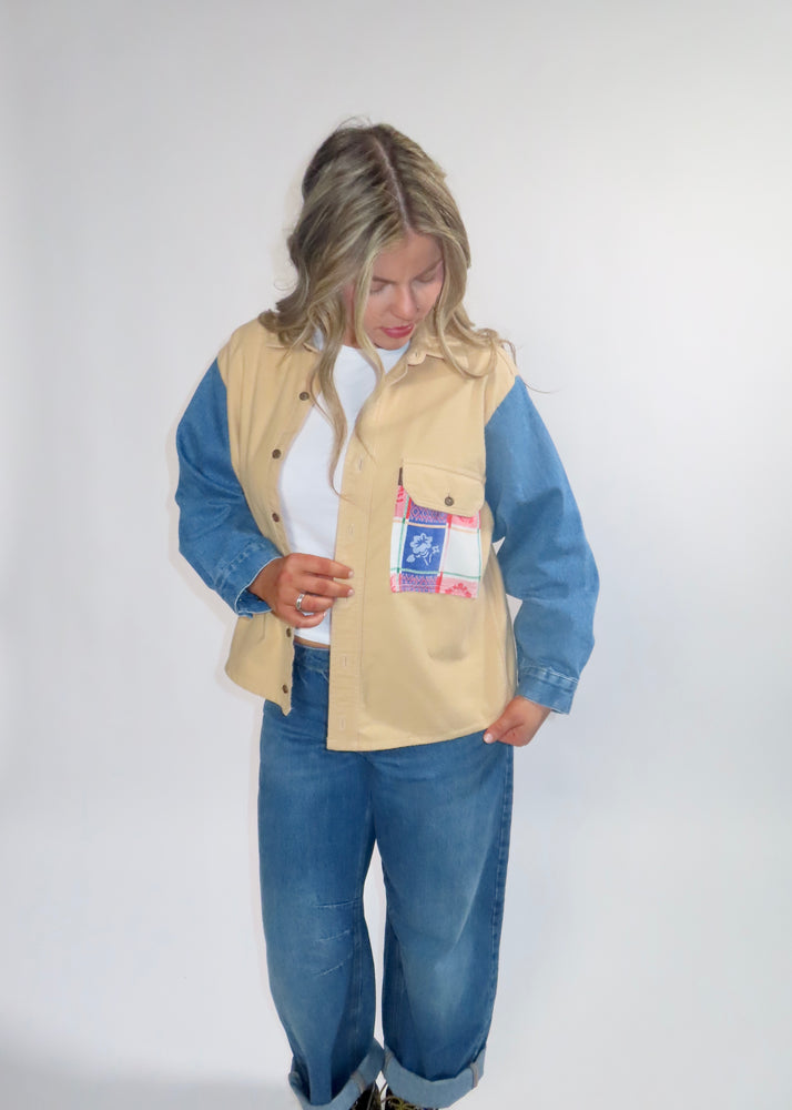 Vino Verde Denim Button Down