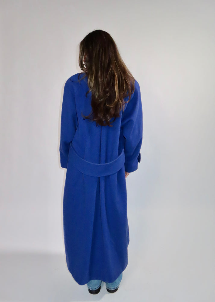 Vintage Violet Blue Royal Coat